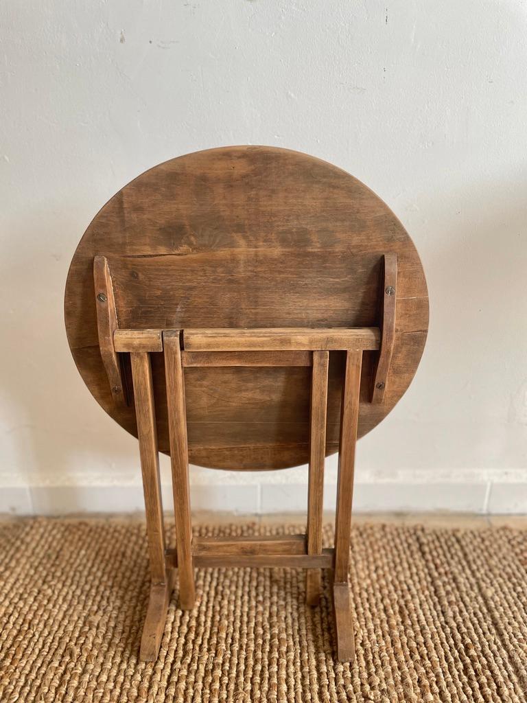 Chêne Table d'appoint française ancienne, Mid Century Antiques en vente