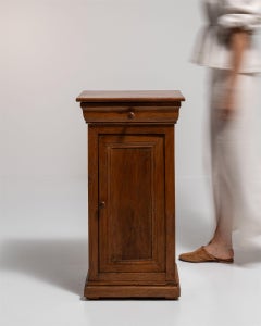 Antique French Side Table, Honey Amber Oak, 1900-1909, Well-Made