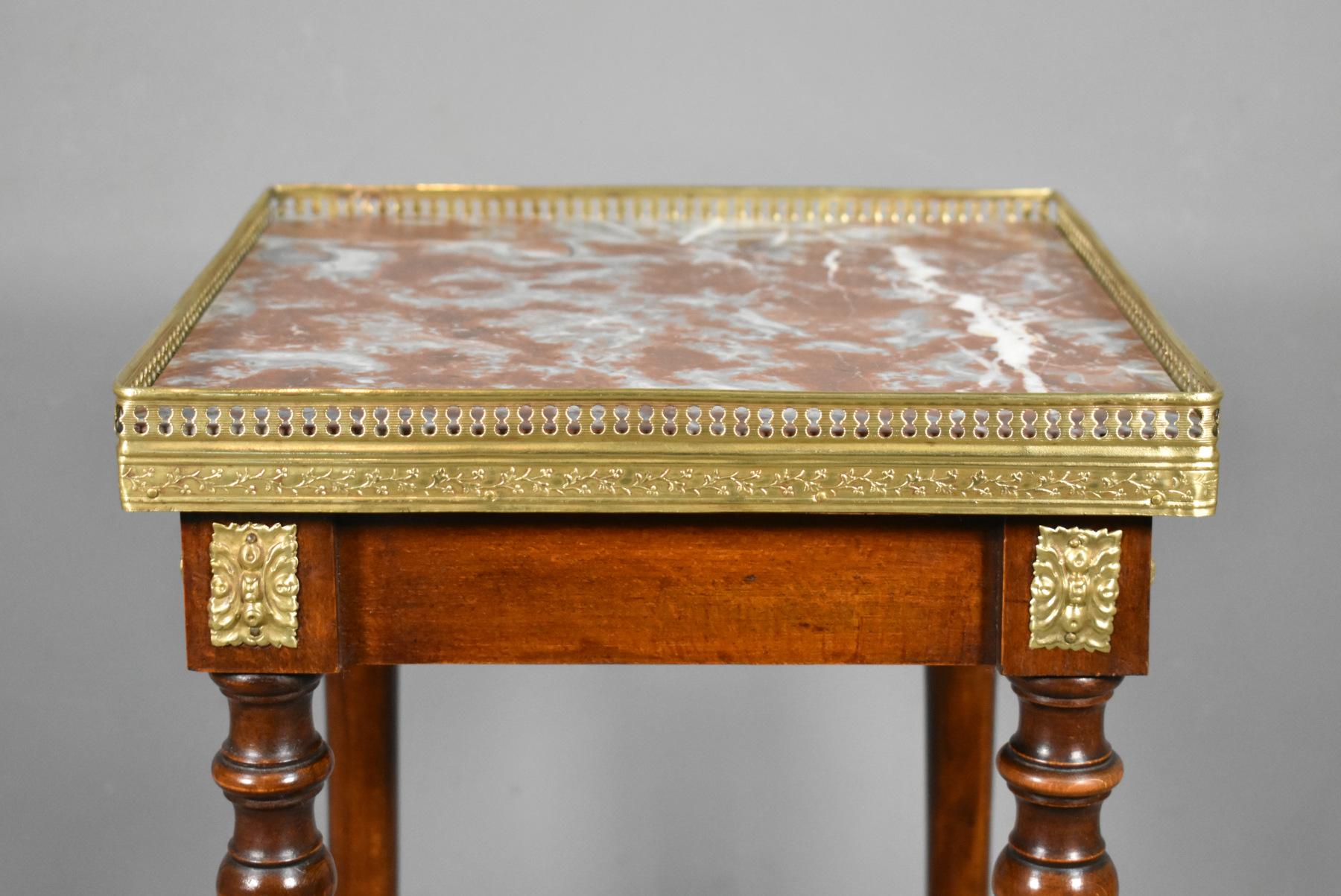 Antique French Side Table Louis XVI Style 2