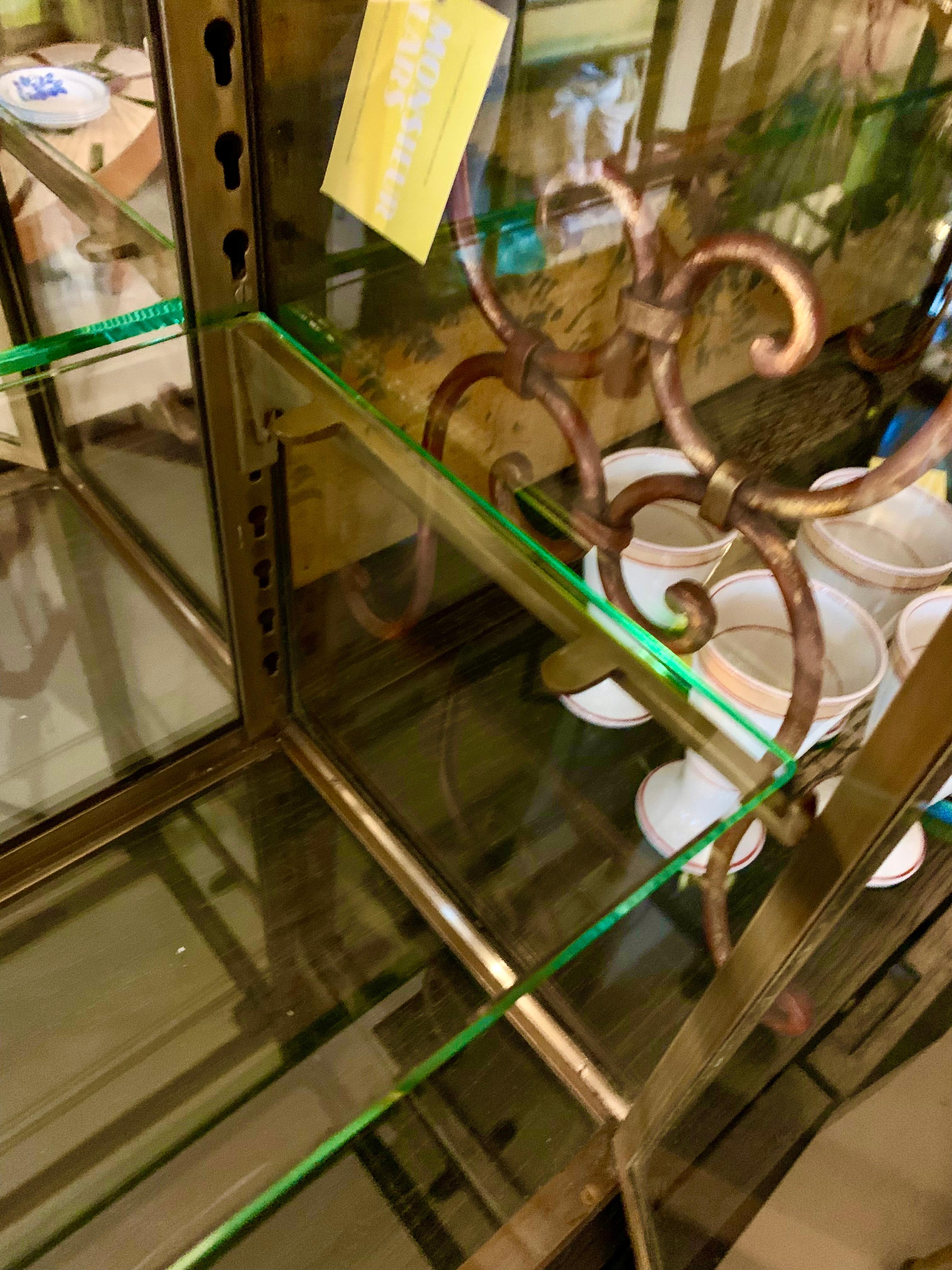 Ancienne vitrine de table française Siegel - Vitrine Bon état - En vente à Hellerup, DK
