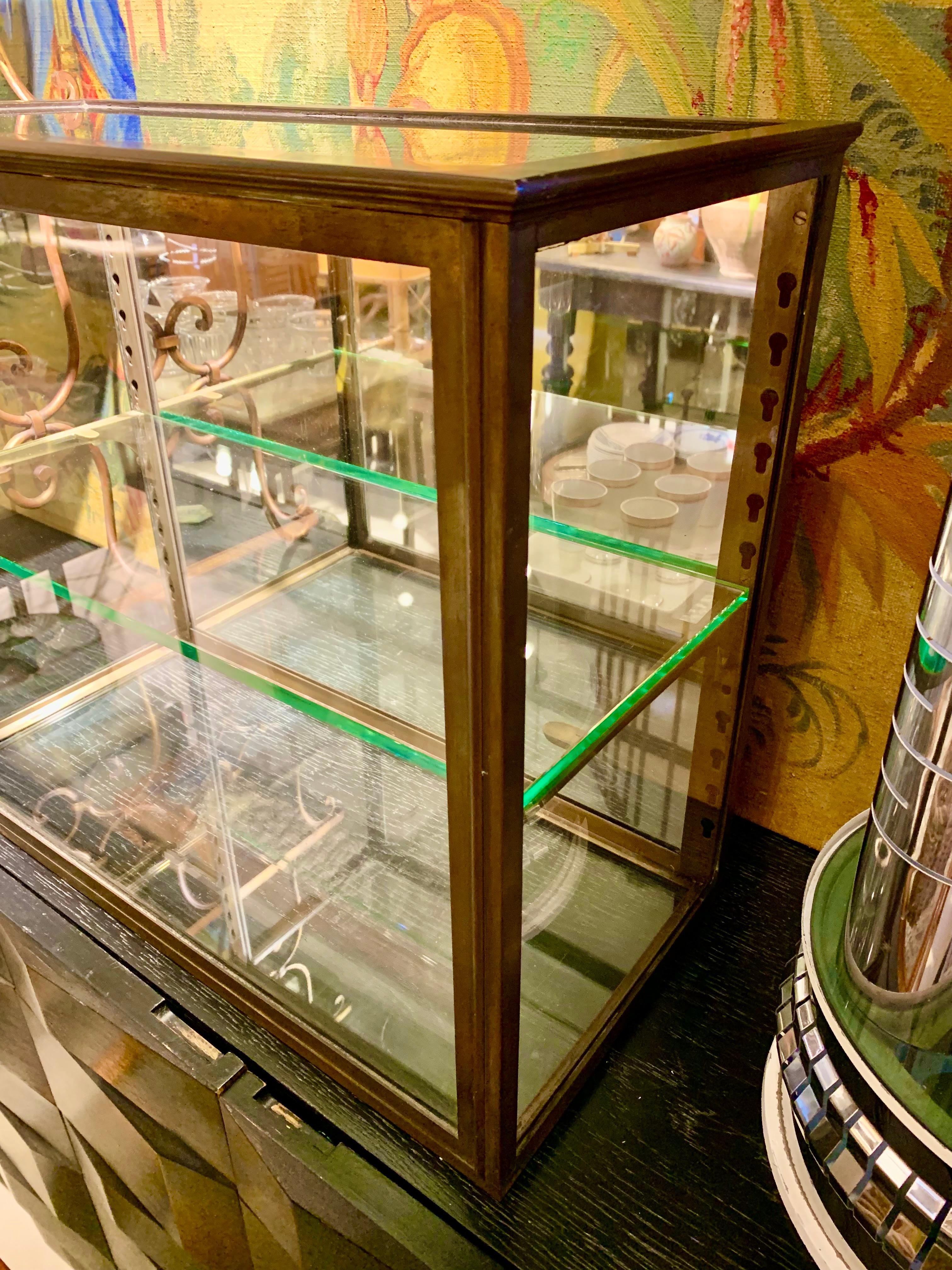 Antique French Siegel Table Display Cabinet - Vitrine 3