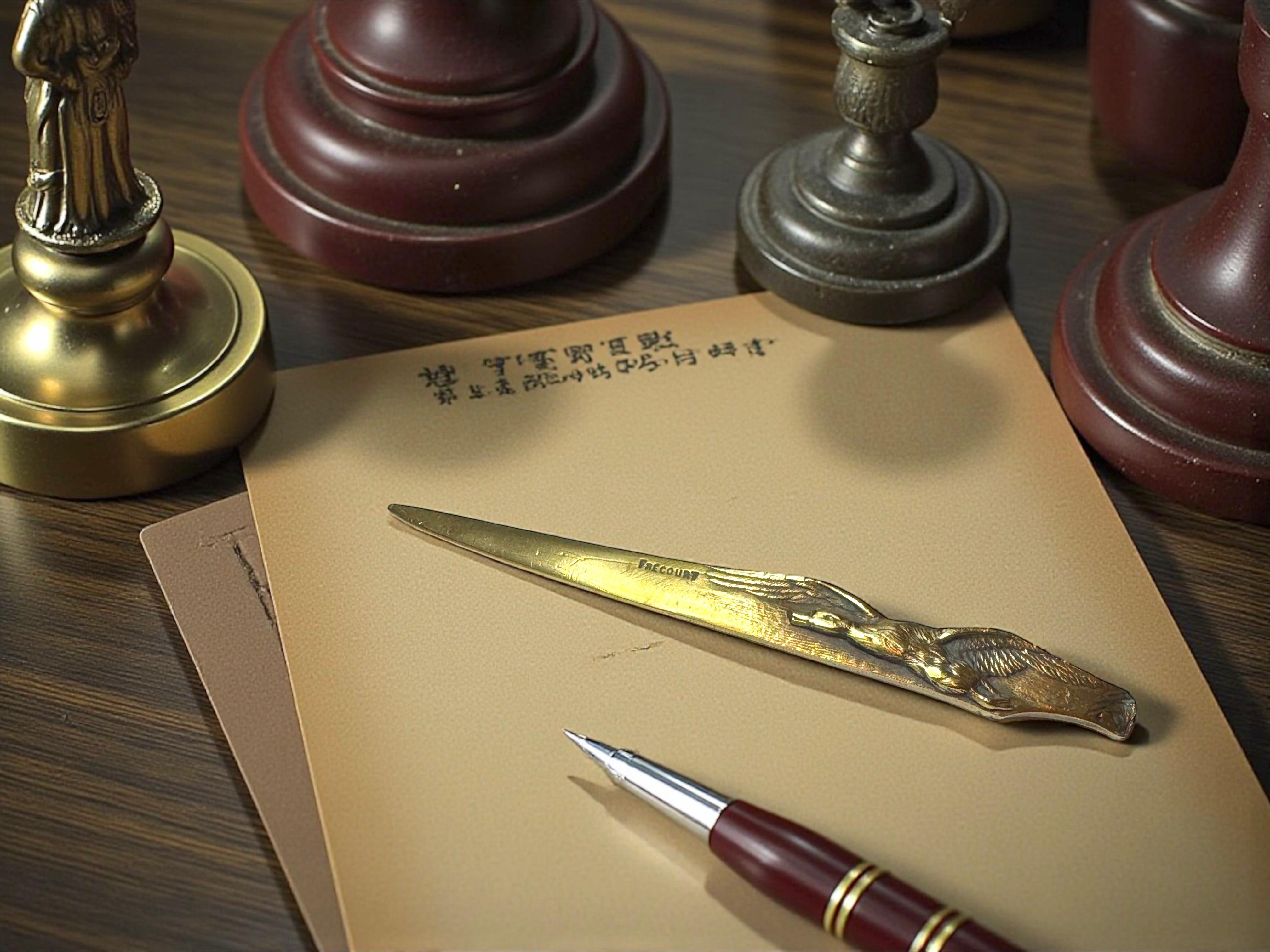 Antique French Signed Art Nouveau Bronze Ente Figur Brieföffner von Frecourt (20. Jahrhundert) im Angebot