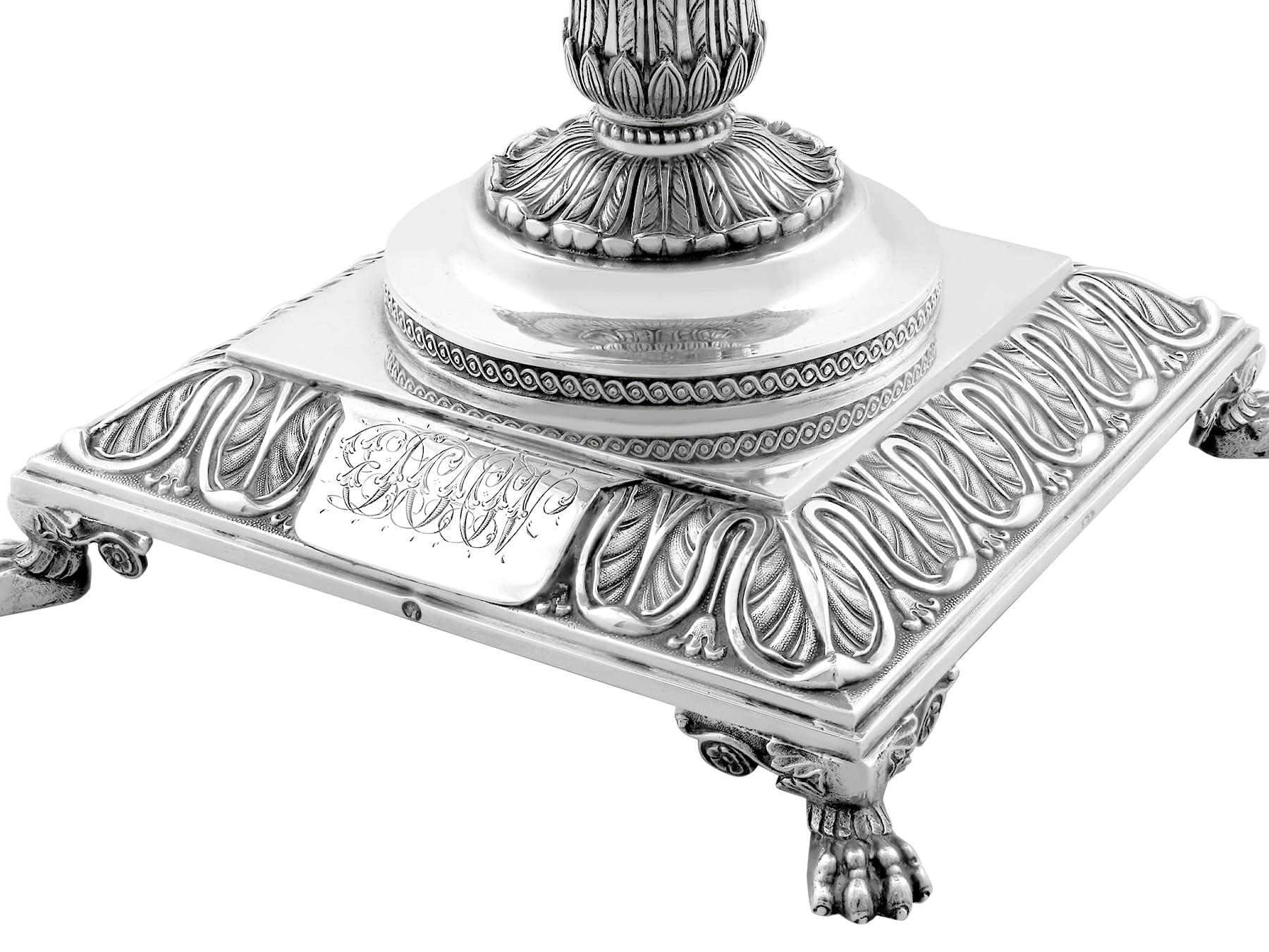 Antique French Silver and Cut Glass Caviar / Serving Dish For Sale 2