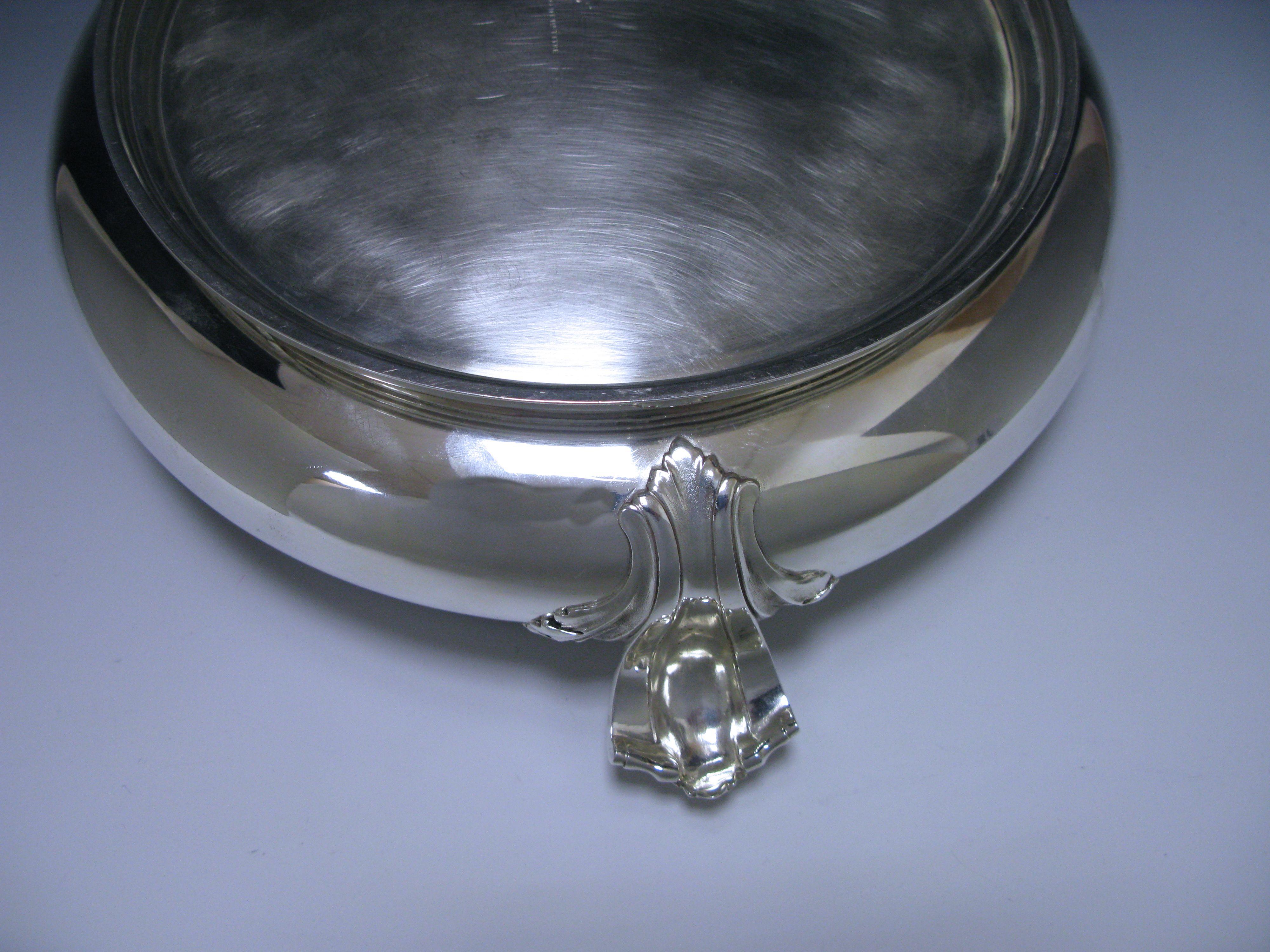 Antique French Silver Dish by Paul Canaux & Cie, circa 1905 In Good Condition For Sale In London, GB