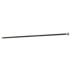 Antique French Silver & Ebonised Watch Opera Cane Walking Stick 19th C