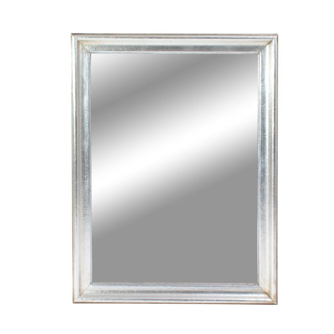 Antique French Silver Giltwood Mirror In Good Condition In New York, NY