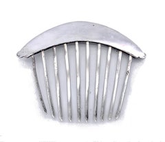 Antique French Silver Hair Comb Hair Ornament