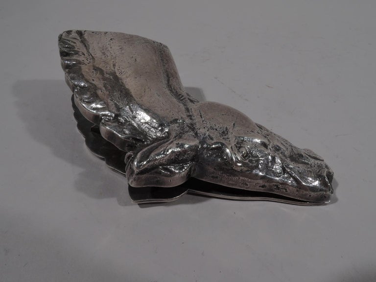 Antique French Silver Horse Paperclip by Hermès For Sale at 1stDibs