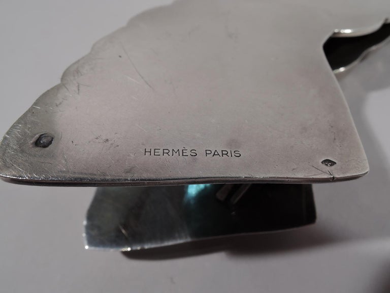 Antique French Silver Horse Paperclip by Hermès For Sale at 1stDibs
