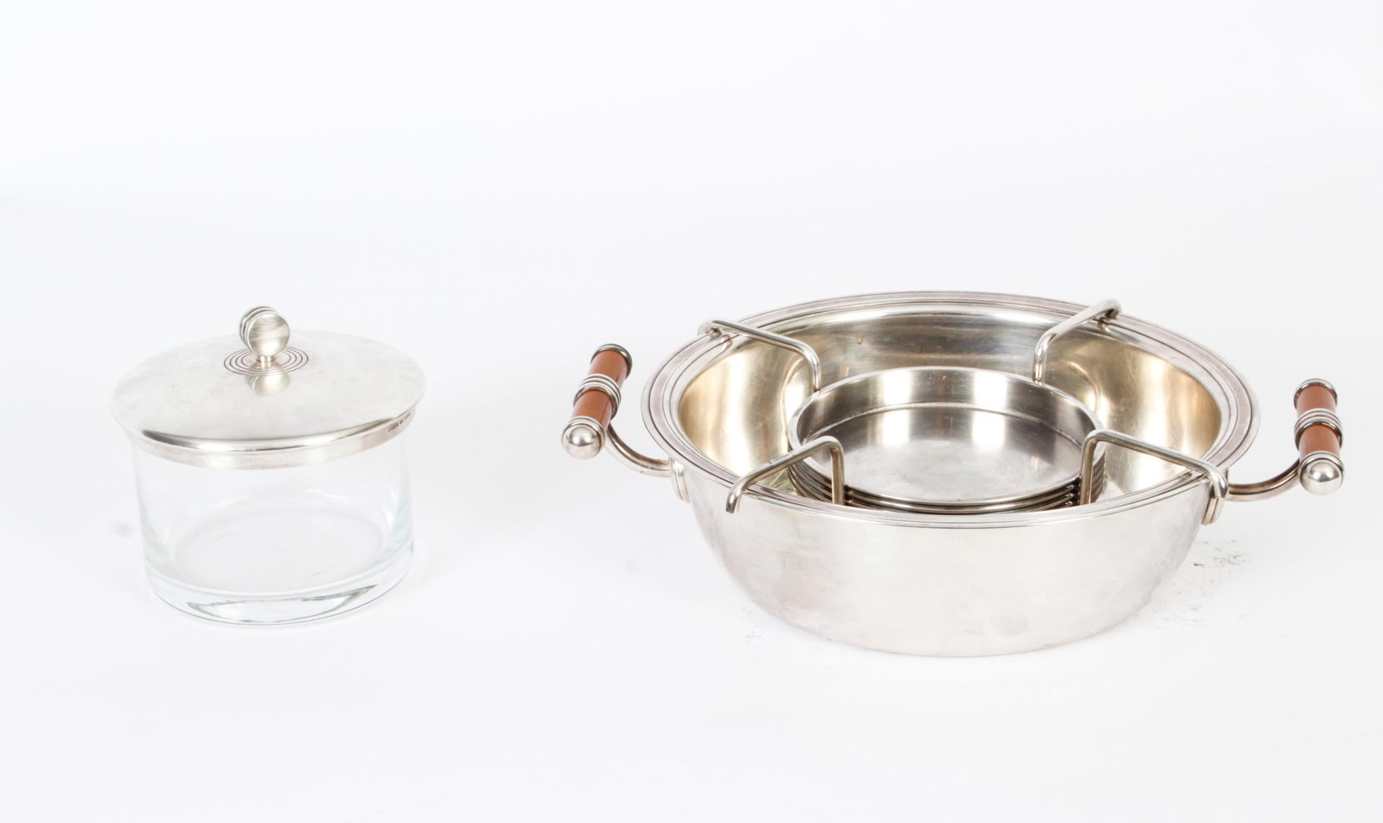 caviar dish set