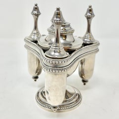 Antique French Silver-Plated Table Lighter Signed "Christofle & Co., " circa 1900