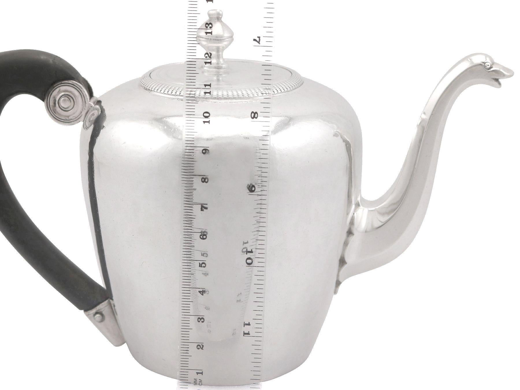 Antique French Silver Teapot, Circa 1789 7