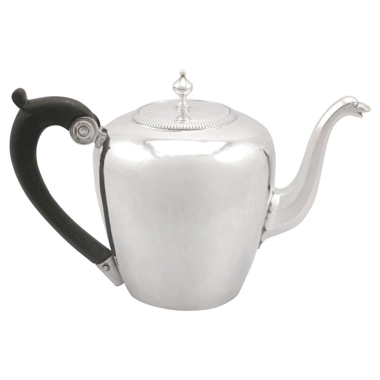 Antique French Silver Teapot, Circa 1789 at 1stDibs