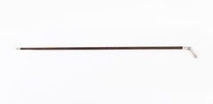 Antique French Silver Walking Cane Stick19th Century 88cm 34.5inch