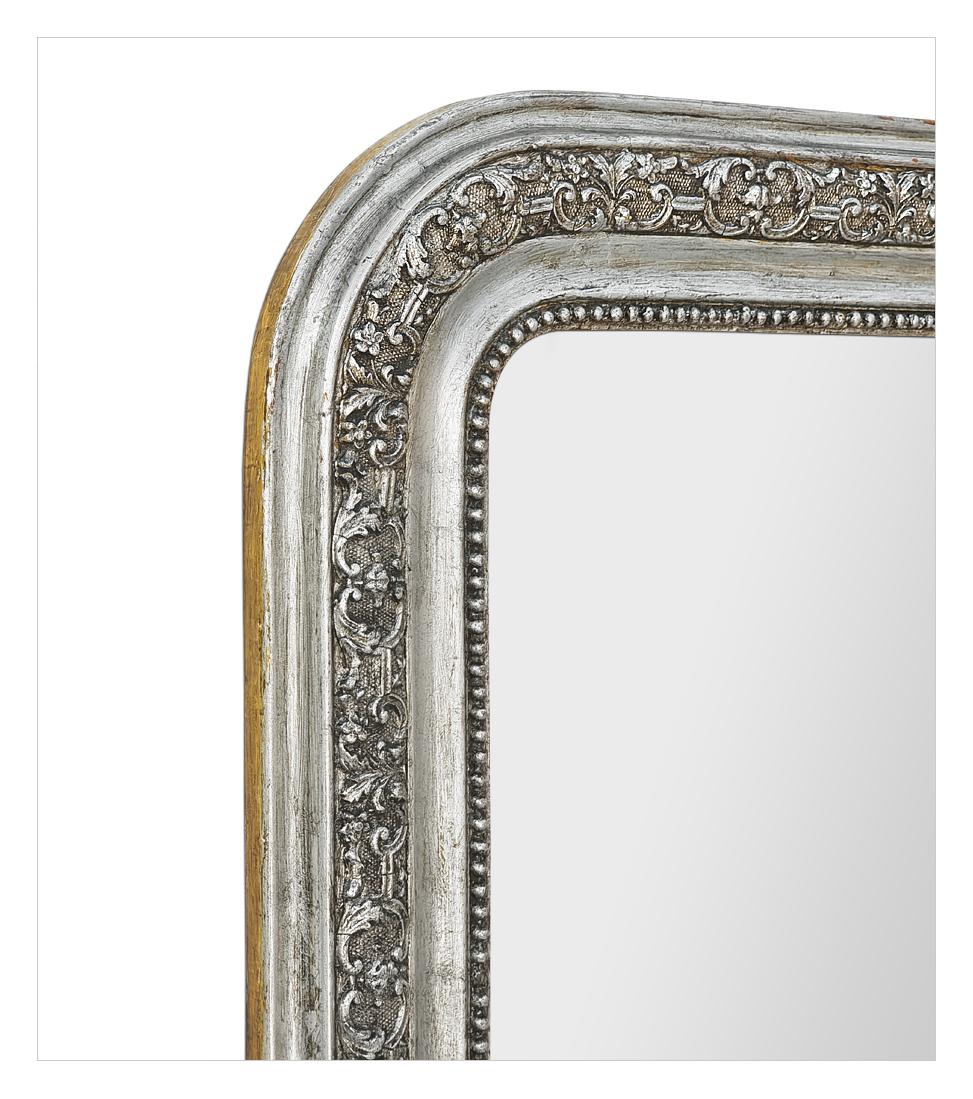 Antique Silvered Mirror français Style Louis Philippe, circa 1900 Bon état - En vente à Paris, FR