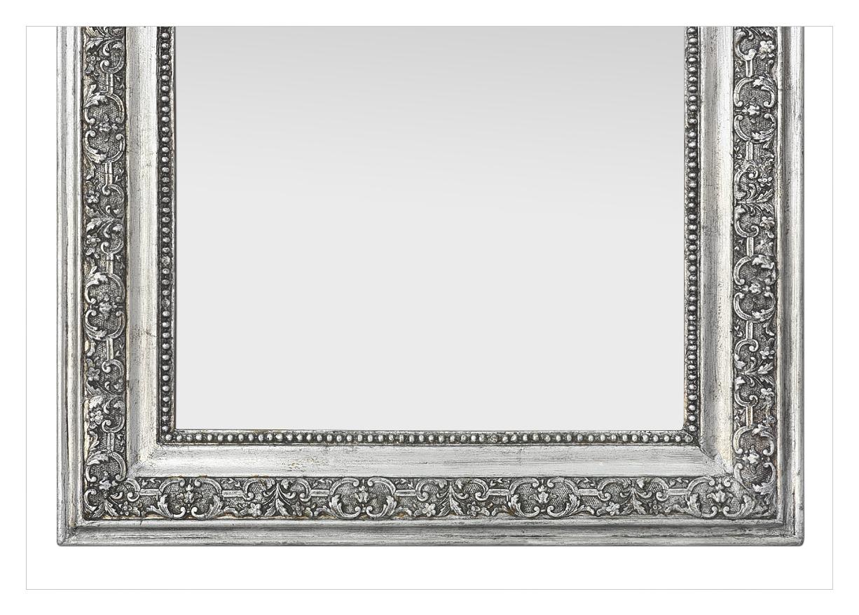 Début du 20ème siècle Antique Silvered Mirror français Style Louis Philippe, circa 1900 en vente