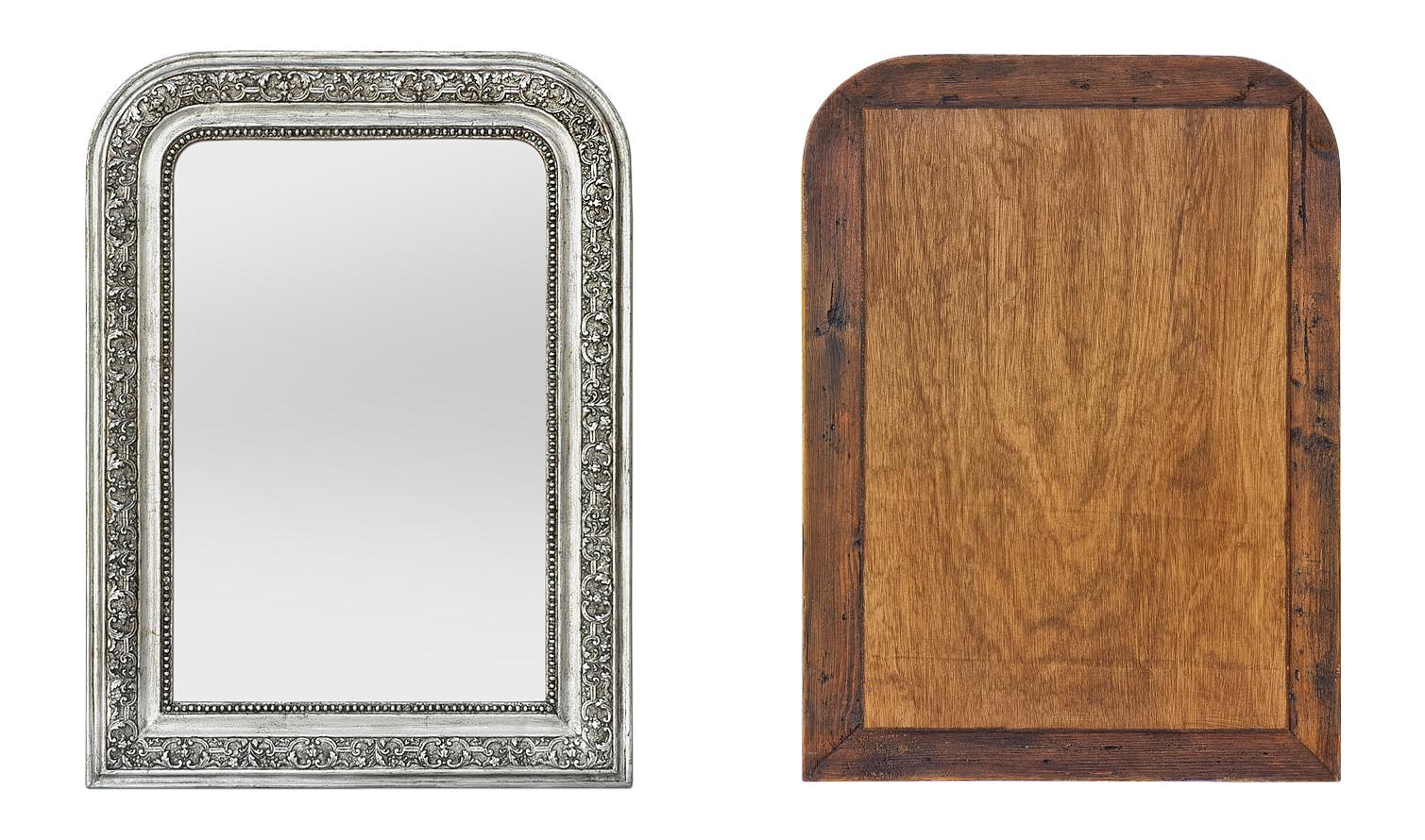 Antique Silvered Mirror français Style Louis Philippe, circa 1900 en vente 1