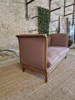 Antique French Sofa 19th Century Louis XV Giltwood