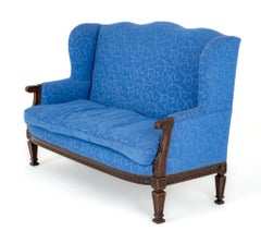 Antique French Sofa Couch Settee Mahogany