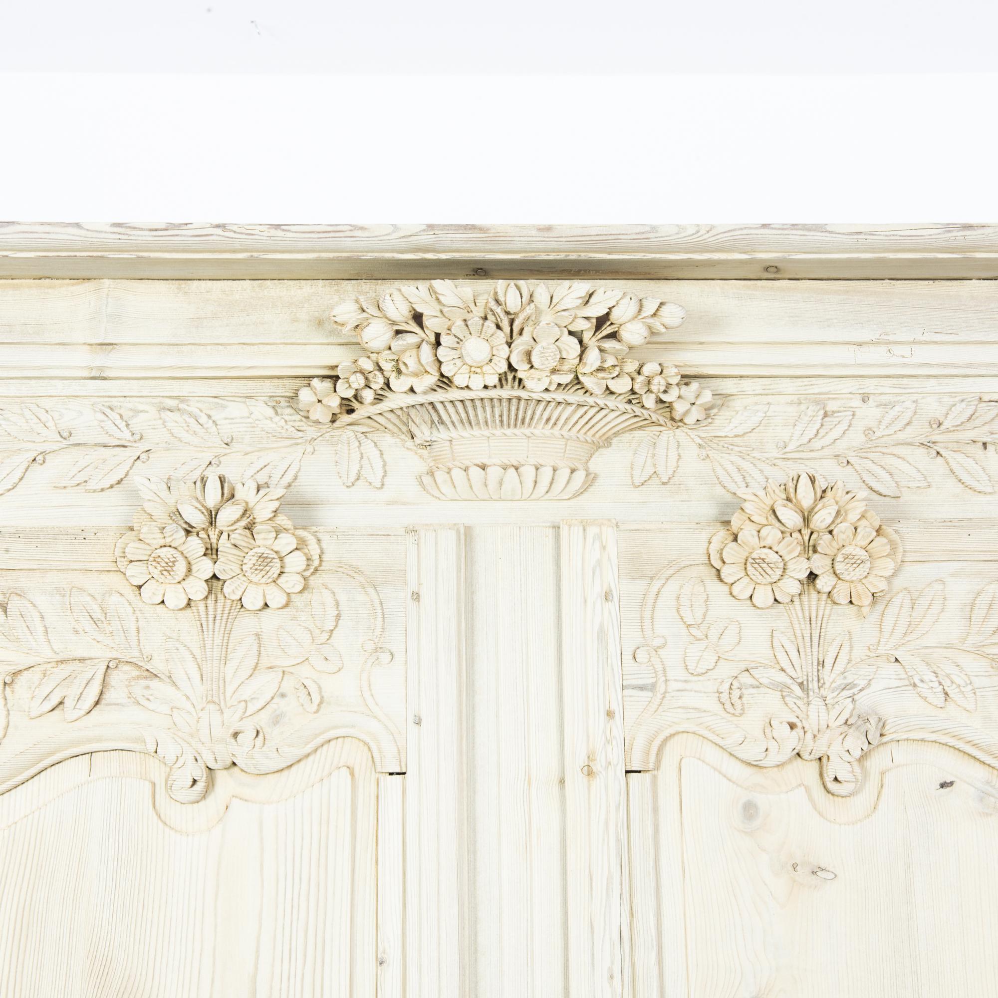 Antique French Softwoo Armoire 9