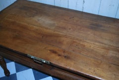 Antique French solid cherry wood Farmhouse Kitchen Centre/ Preparation Table