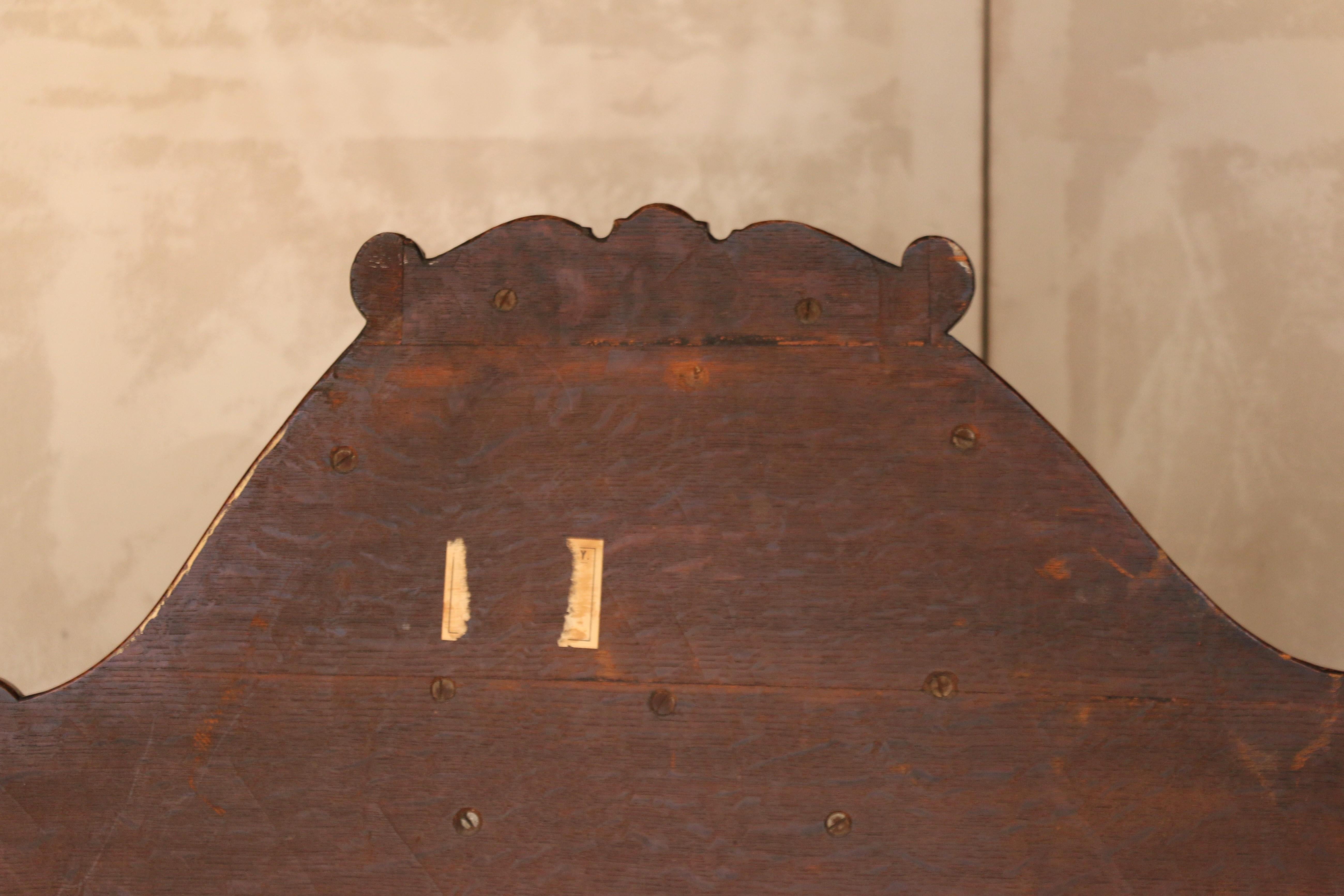 Antique French Solid Oak Console Table, Circa Early 20th Century en vente 9