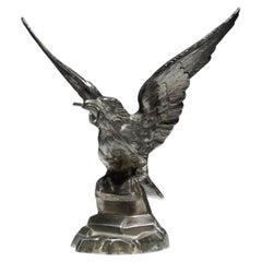 Retro French Spelter Eagle Themed Watch Holder