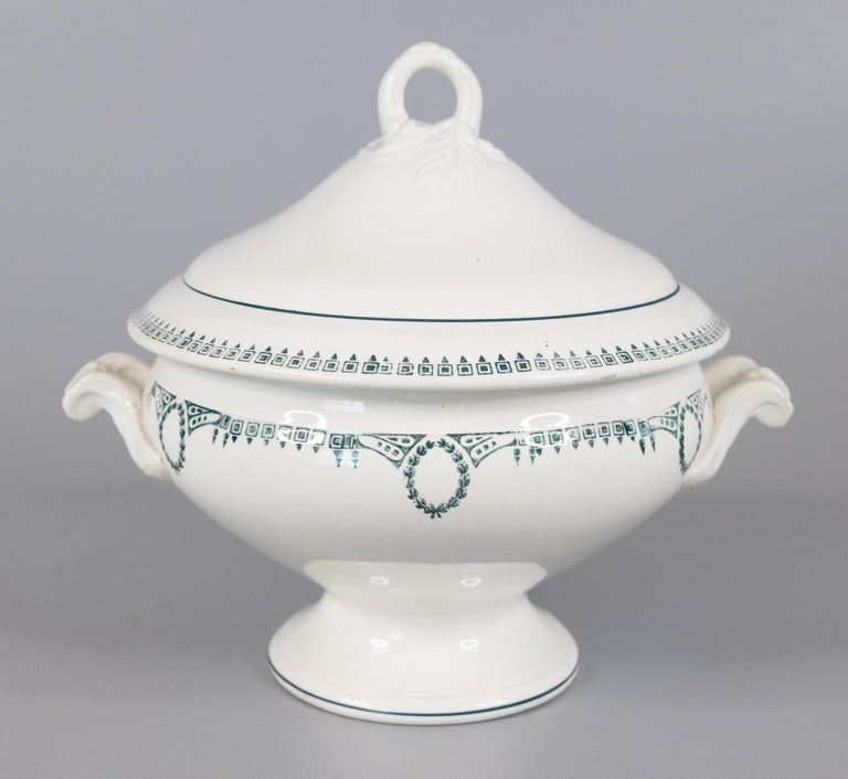 Antique French St. Amand White Ironstone Soup Tureen For Sale at 1stDibs | soup  terrine for sale, soup terrine or tureen, antique soup tureen with lid