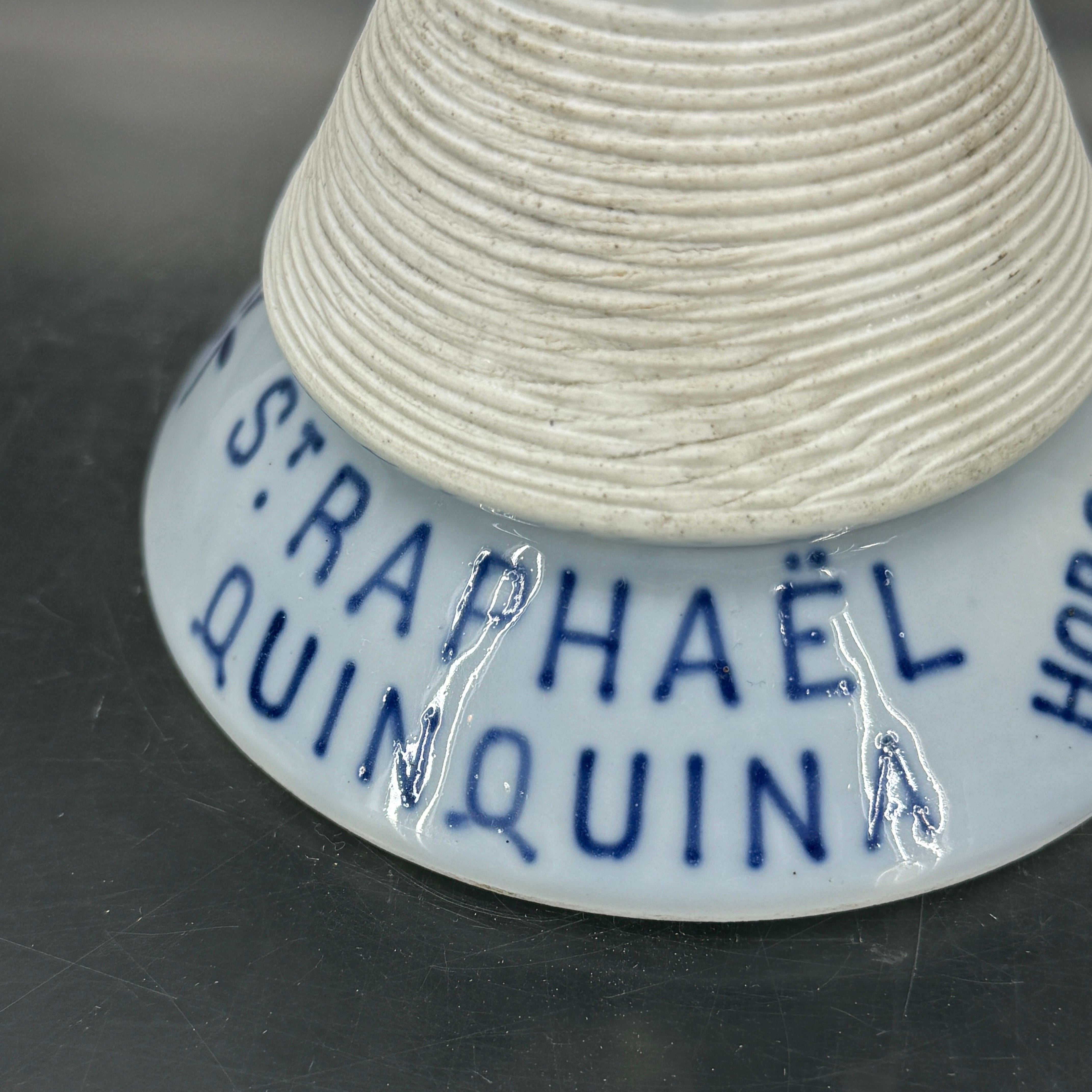 Antique French ST. RAPHAEL QUINQUINA Match Holder With Striker For Sale 2