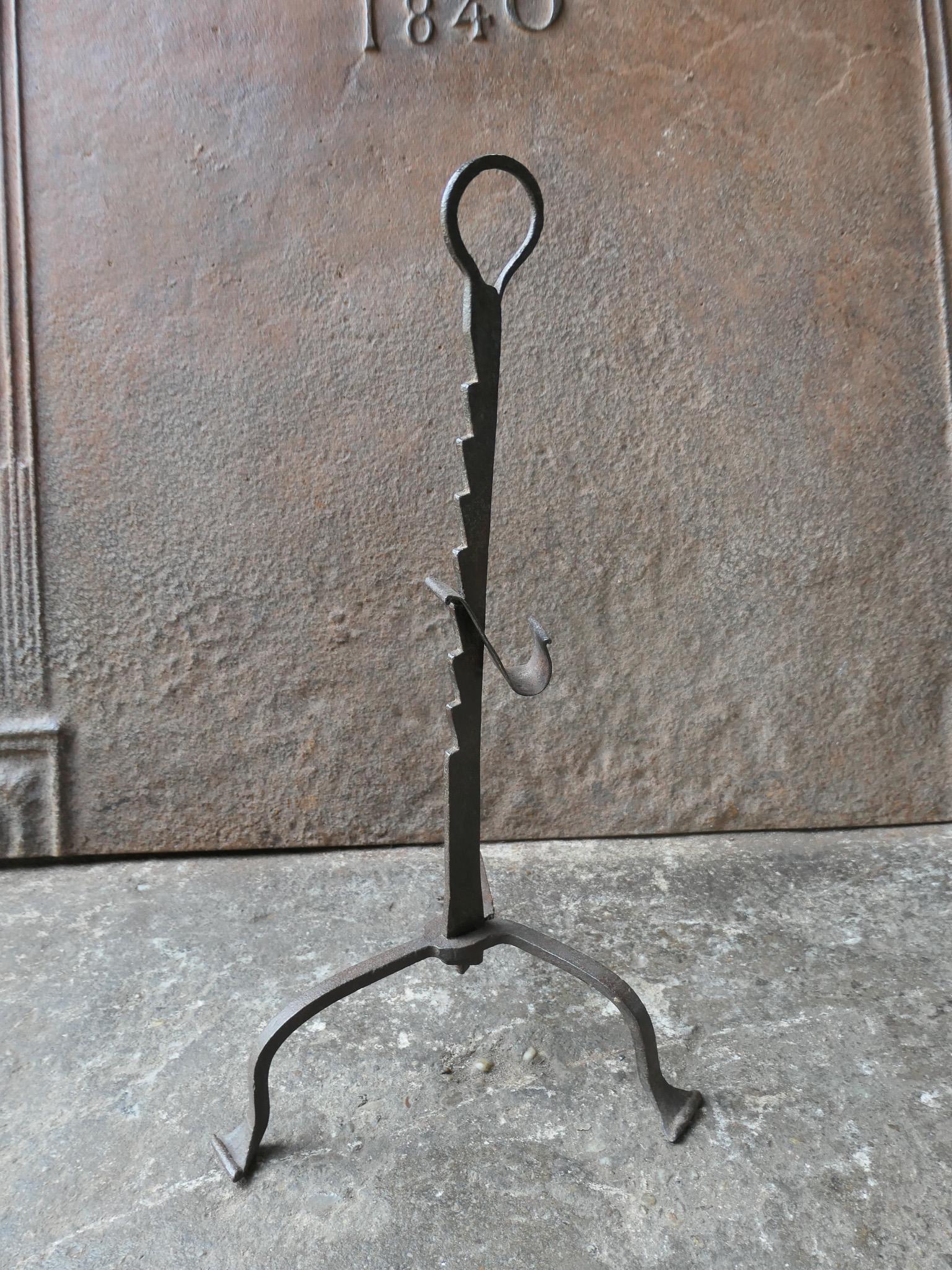 Forgiato Antique French Stand for a Roasting Jack, inizio XIX secolo in vendita