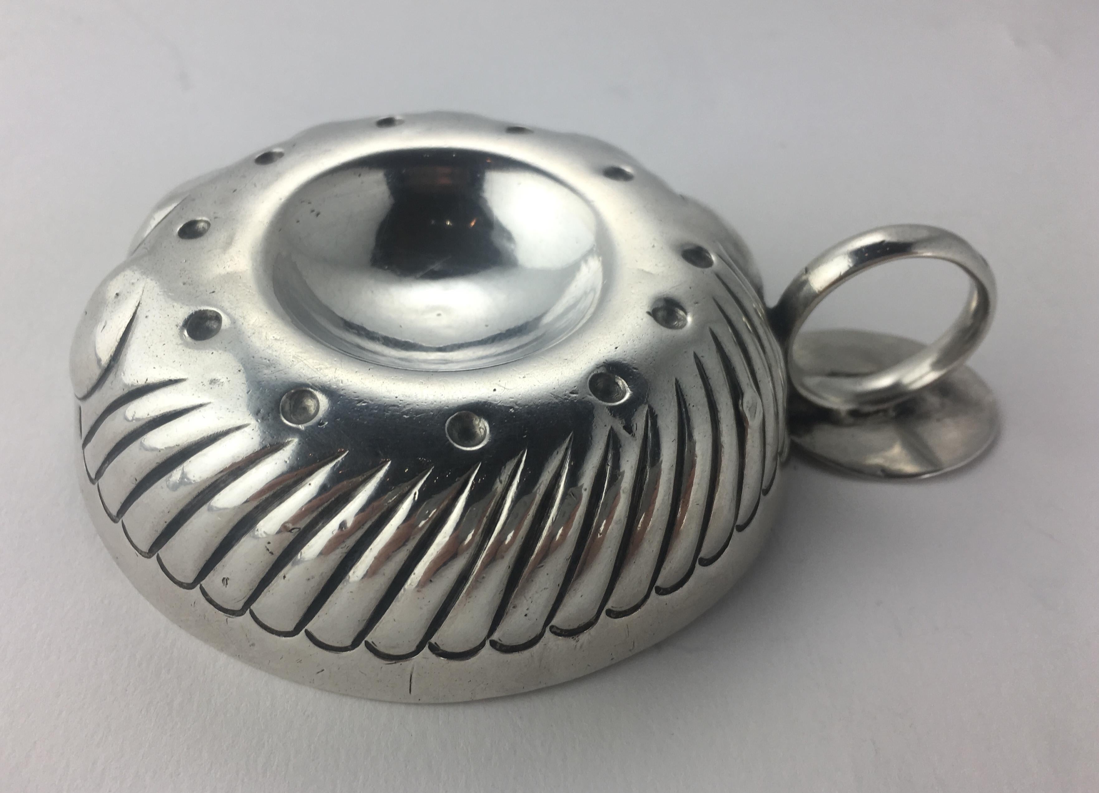 Hand-Crafted Antique French Sterling Silver Wine Taster