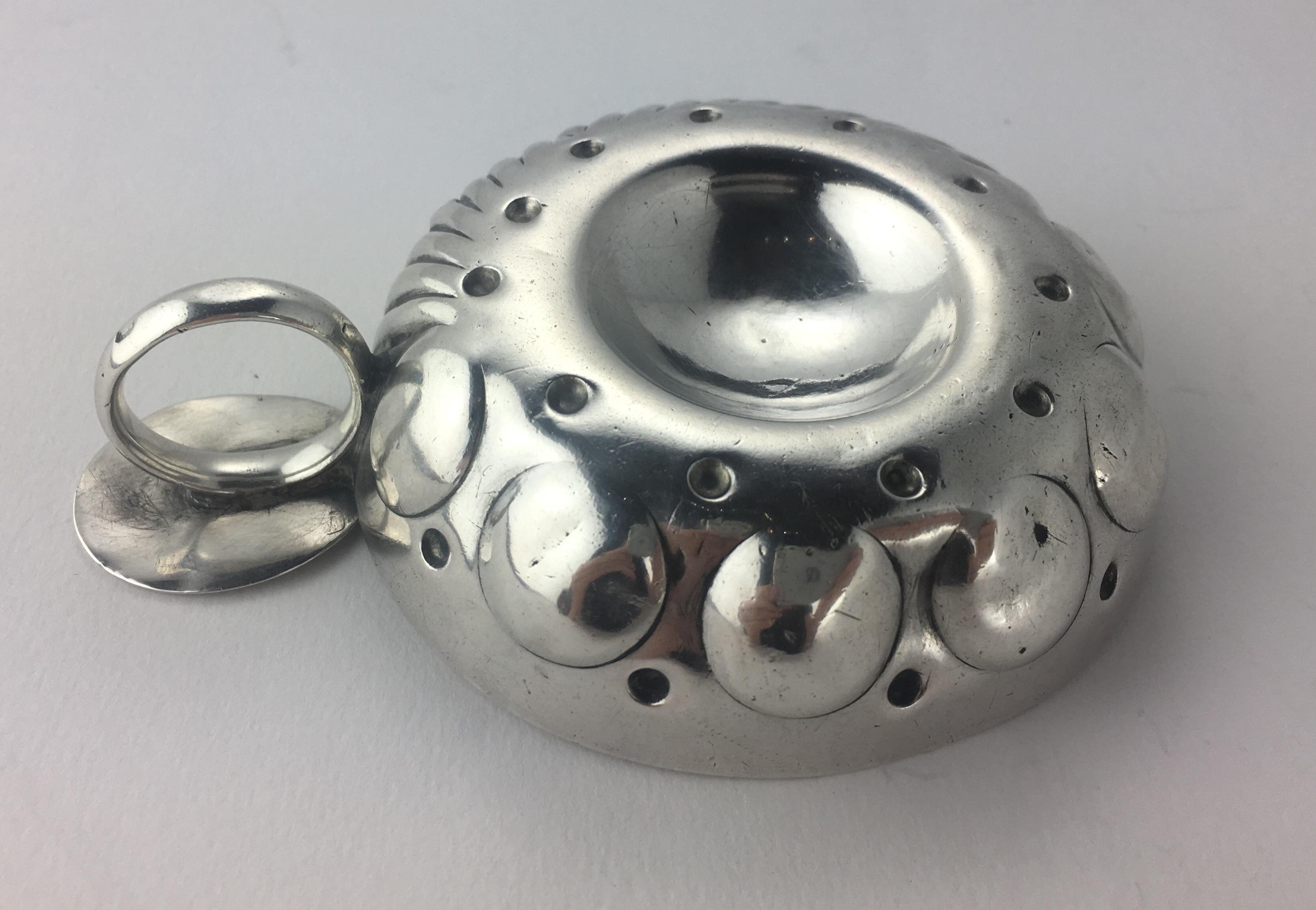 Antique French Sterling Silver Wine Taster In Good Condition In Miami, FL