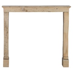 Cheminée française ancienne pour boîte de cheminée carrée