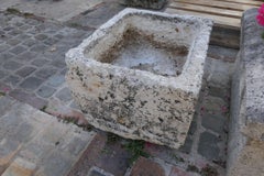 Antique French Stone Trough