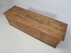 Antique French Store Counter Repurposed for Kitchen Island Structurally Restored