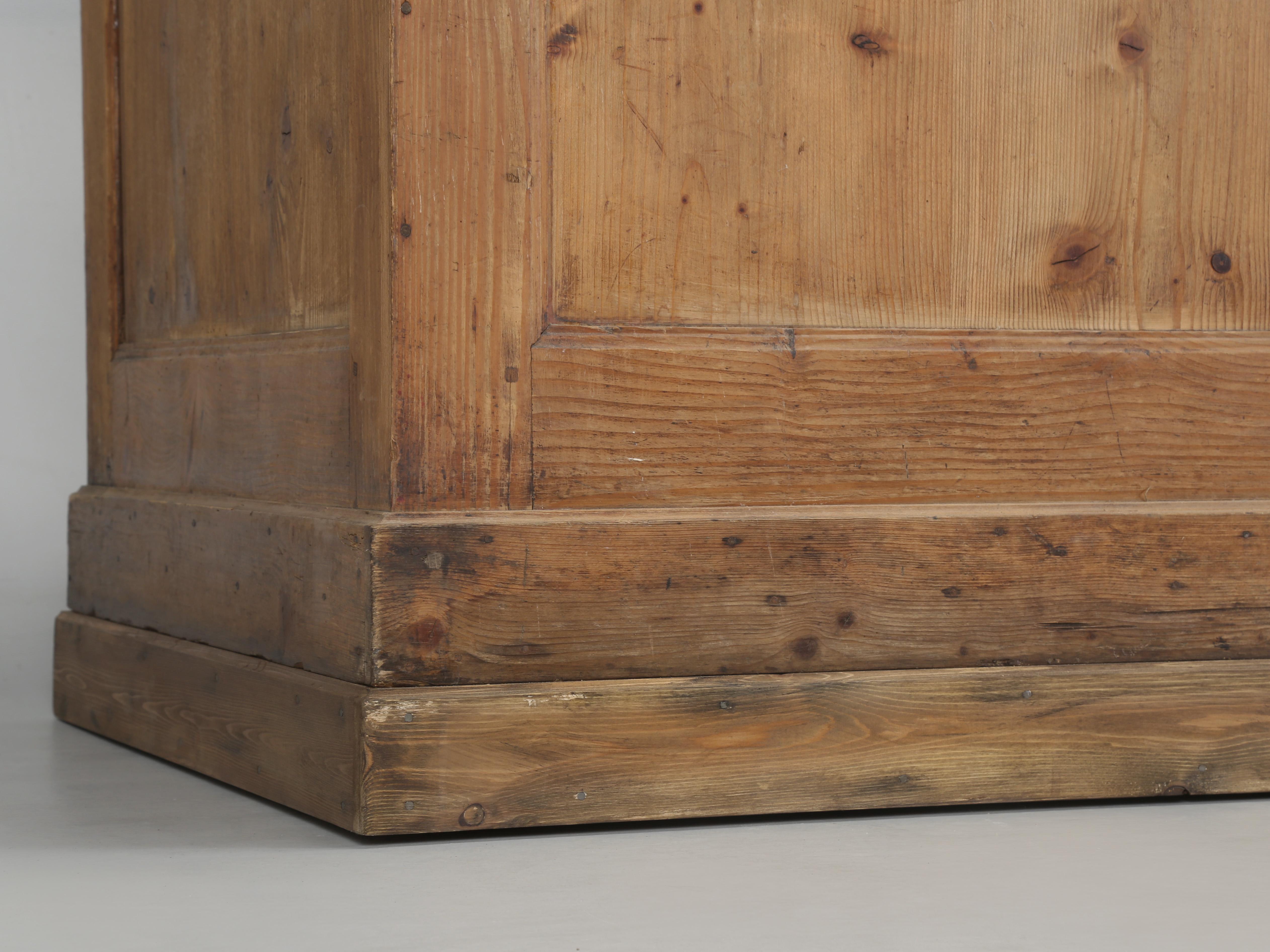 Late 19th Century Antique French Store Counter Repurposed for Kitchen Island Structurally Restored