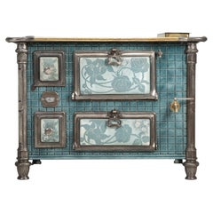 Antique French Stove or Could be a Great Bar from the Art Nouveau Period