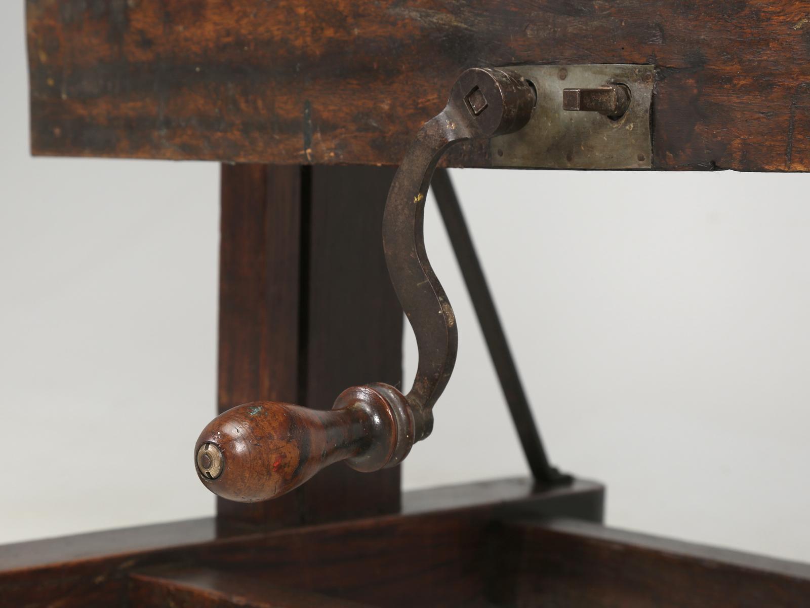 Chevalet d'atelier français ancien:: signé Hostellet - Paris. Vers la fin des années 1800 4