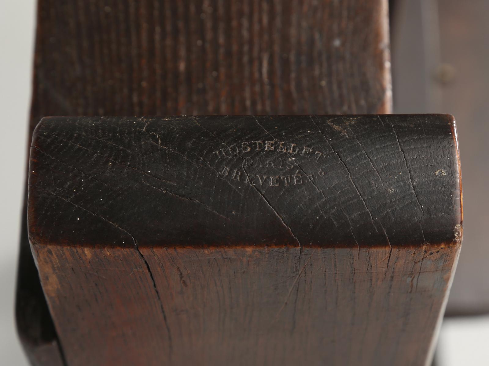 Chevalet d'atelier français ancien:: signé Hostellet - Paris. Vers la fin des années 1800 Bon état à Chicago, IL