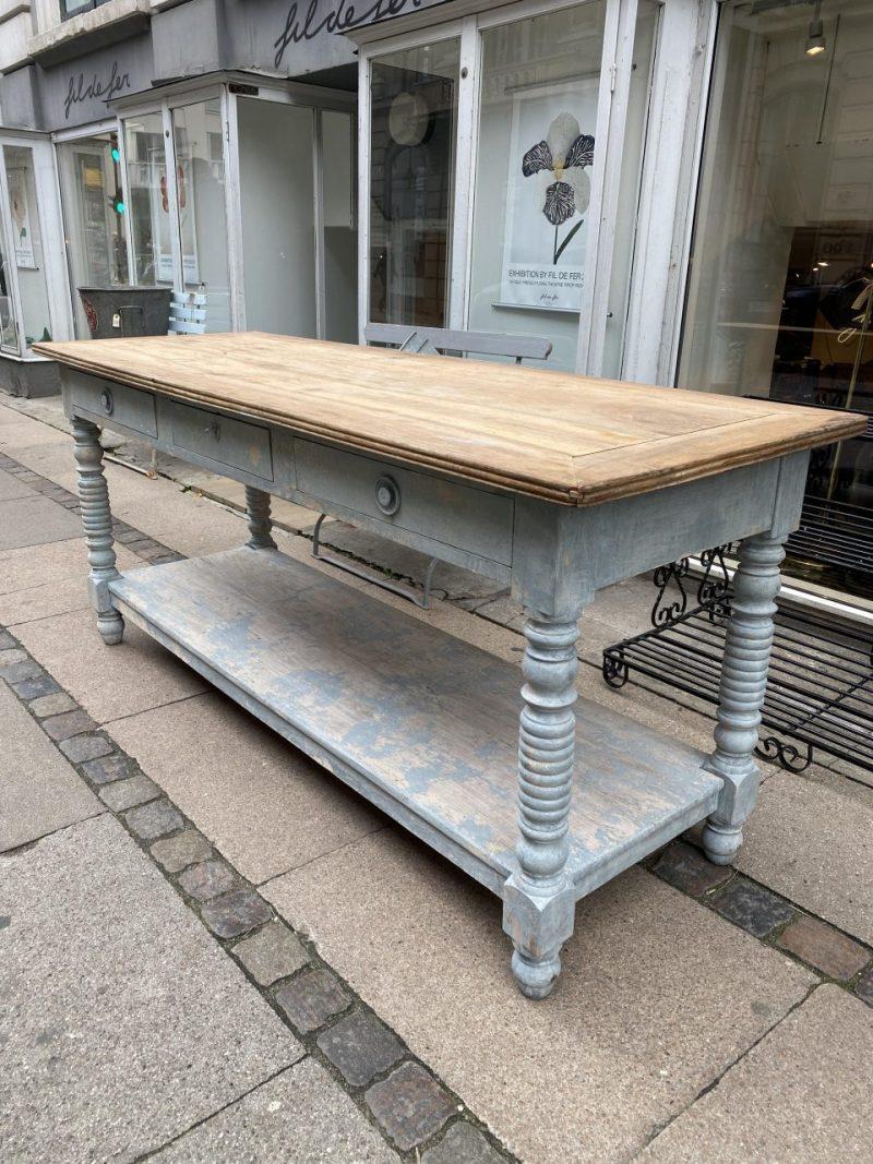 Superbe table console à tiroirs française d'antiquités Excellent état - En vente à Copenhagen K, DK