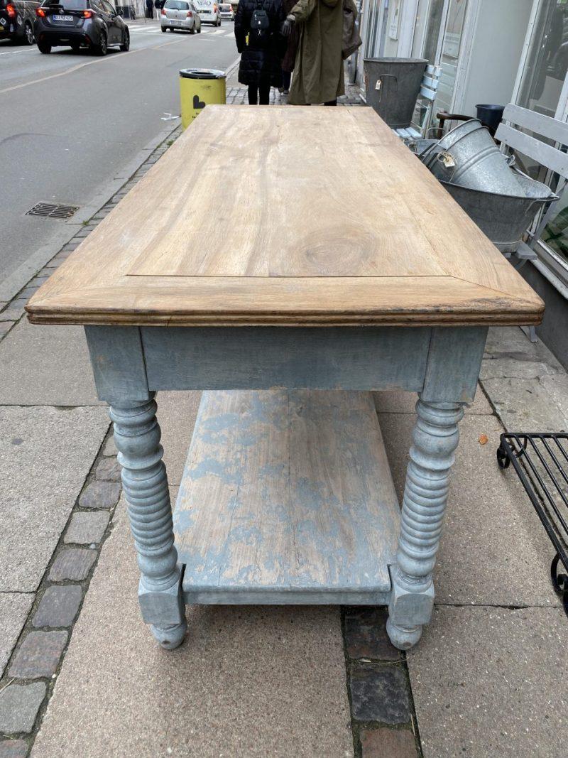 Bois Superbe table console à tiroirs française d'antiquités en vente