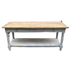 Antique French Stunning Drapery Console Table