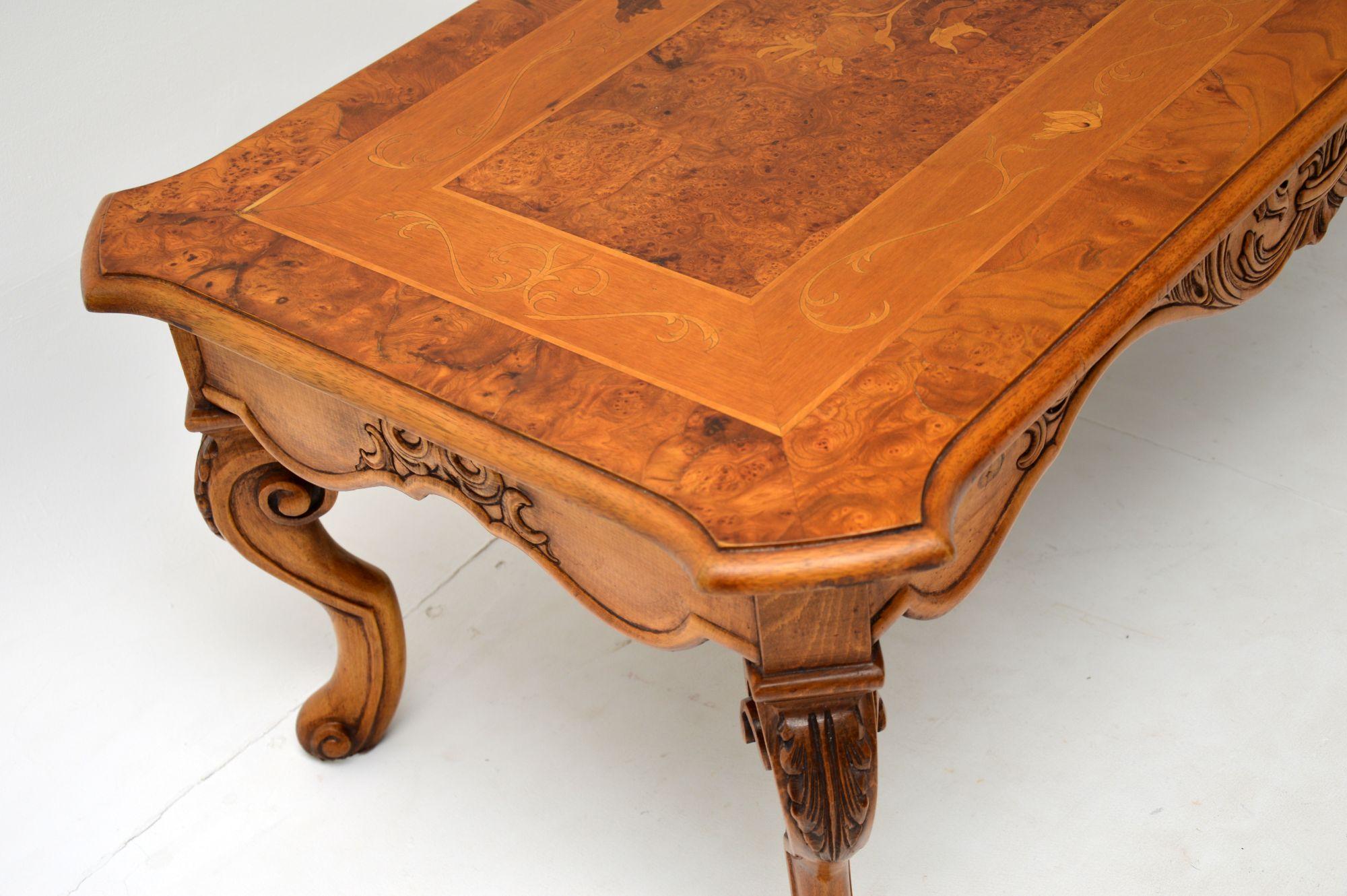 antique french style coffee table
