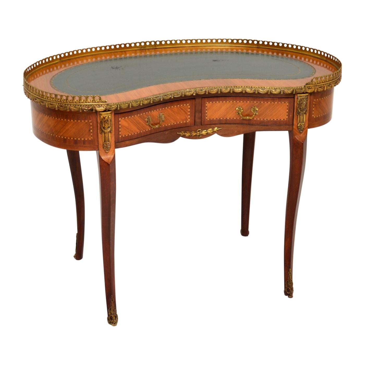 Antique French Style Kidney Shaped Desk