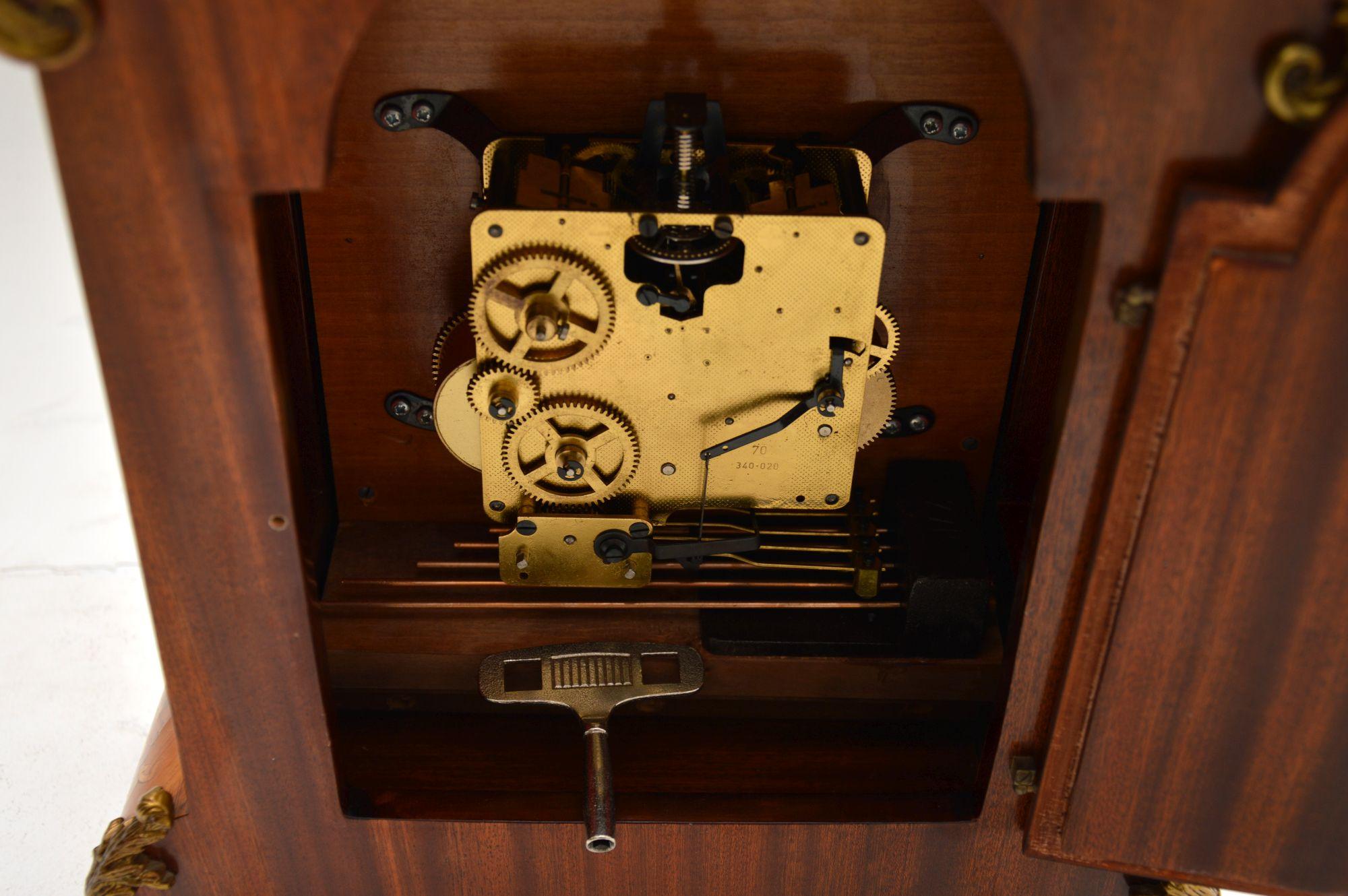 Antique French Style Kingwood Mantel Clock 5