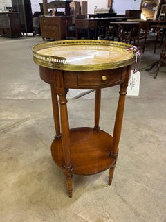 Antique French Style Marble Topped Stand