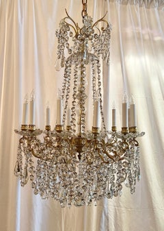 Antique French Superb Crystal and Ormolu "Belle Epoche" circa 1875-85