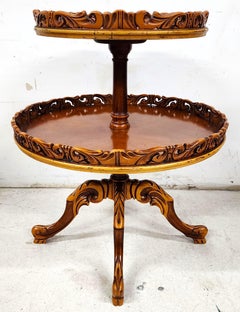 Antique French Dumbwaiter Table