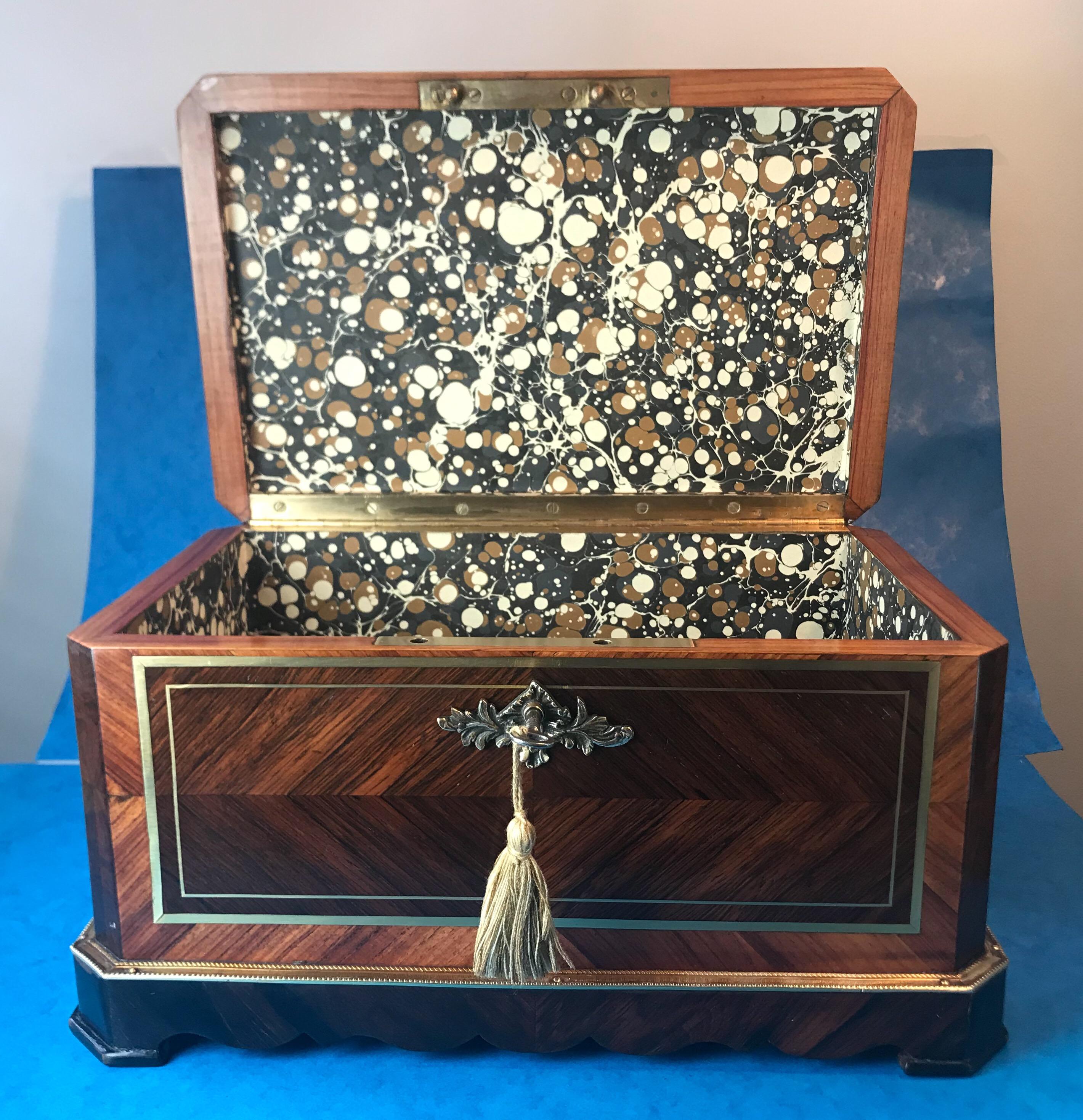 Antique French Table Box For Sale 6