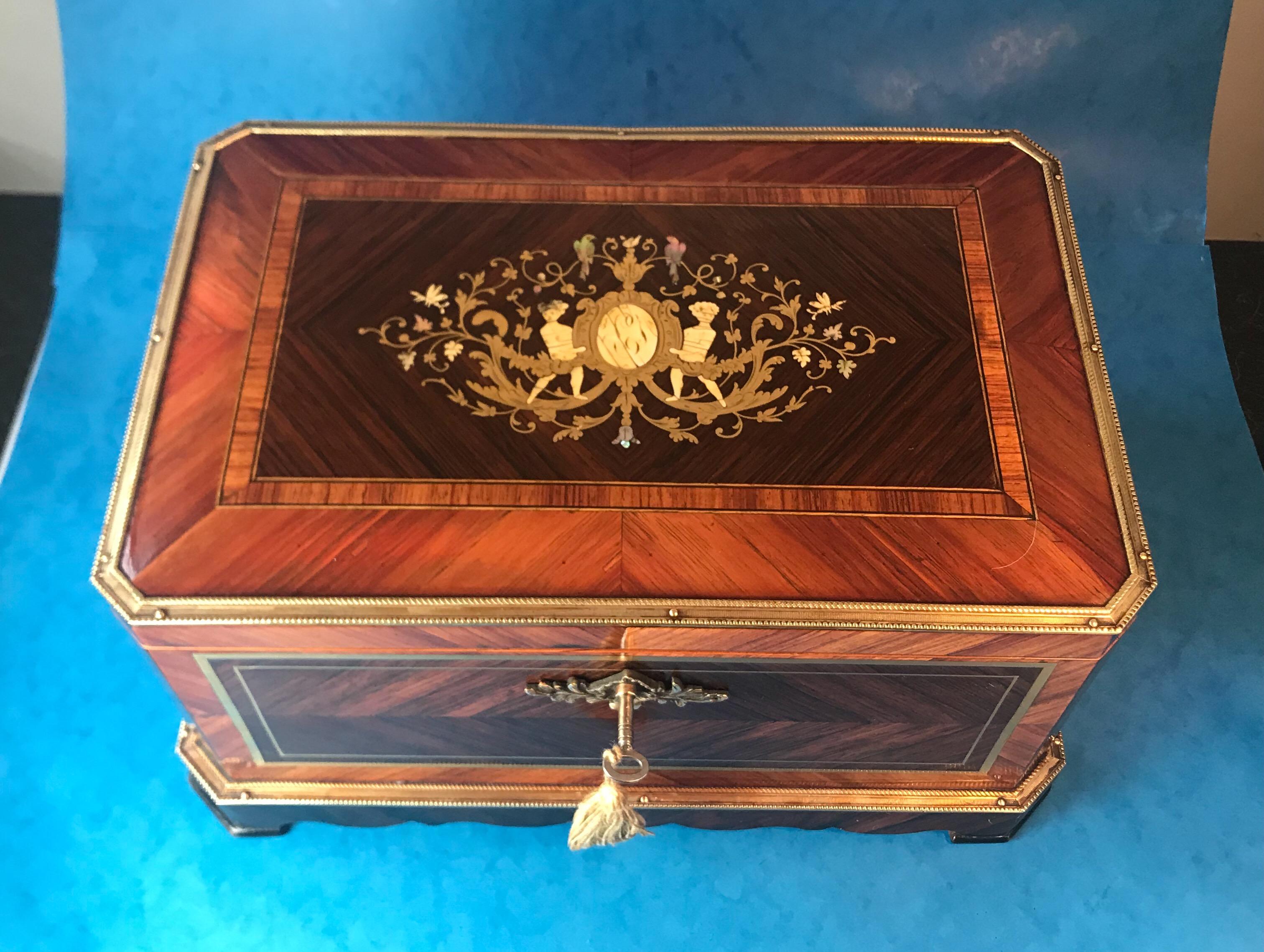 Antique French Table Box For Sale 1